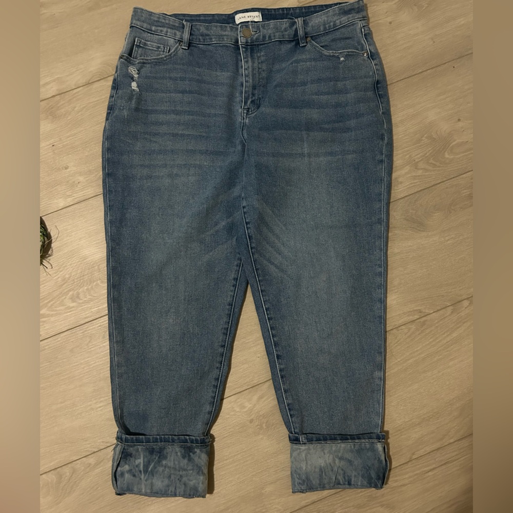 Lane Bryant cuffed jeans